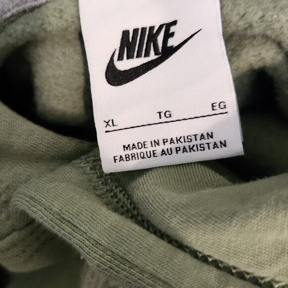 Nike Club Fleece Sweatsuit Men's Tracksuit Set Oil Green (BV2671-386) SIZE XLarg - Picture 9 of 9